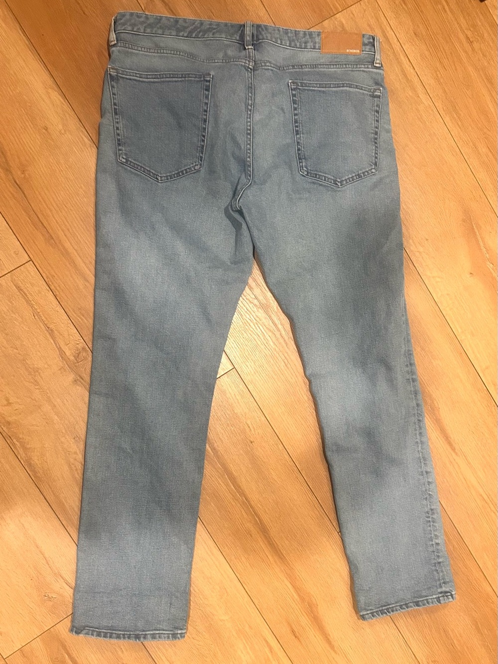 Bonobos Men’s Organic Cotton Light Blue Straight Jeans 36/32 - Picture 6 of 8